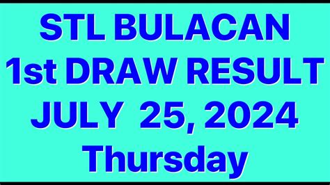 stl bulacan result today|Stl result .